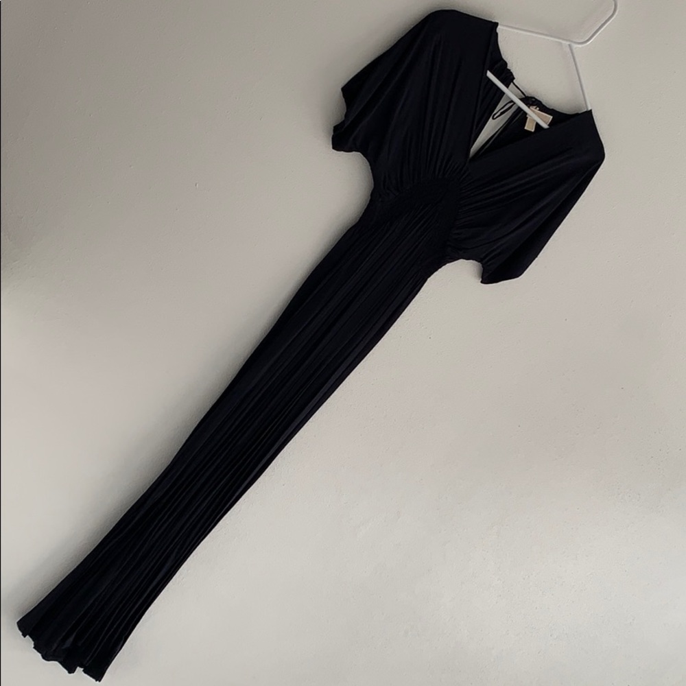 MICHAEL KORS long navy maxi dress